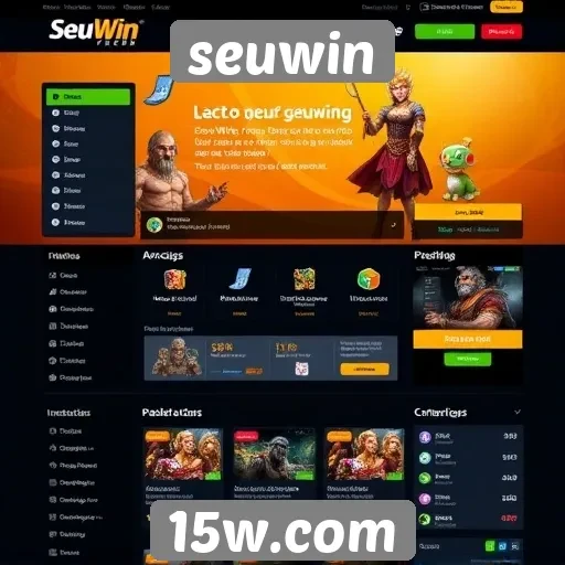 Análise da interface do site SeuWin